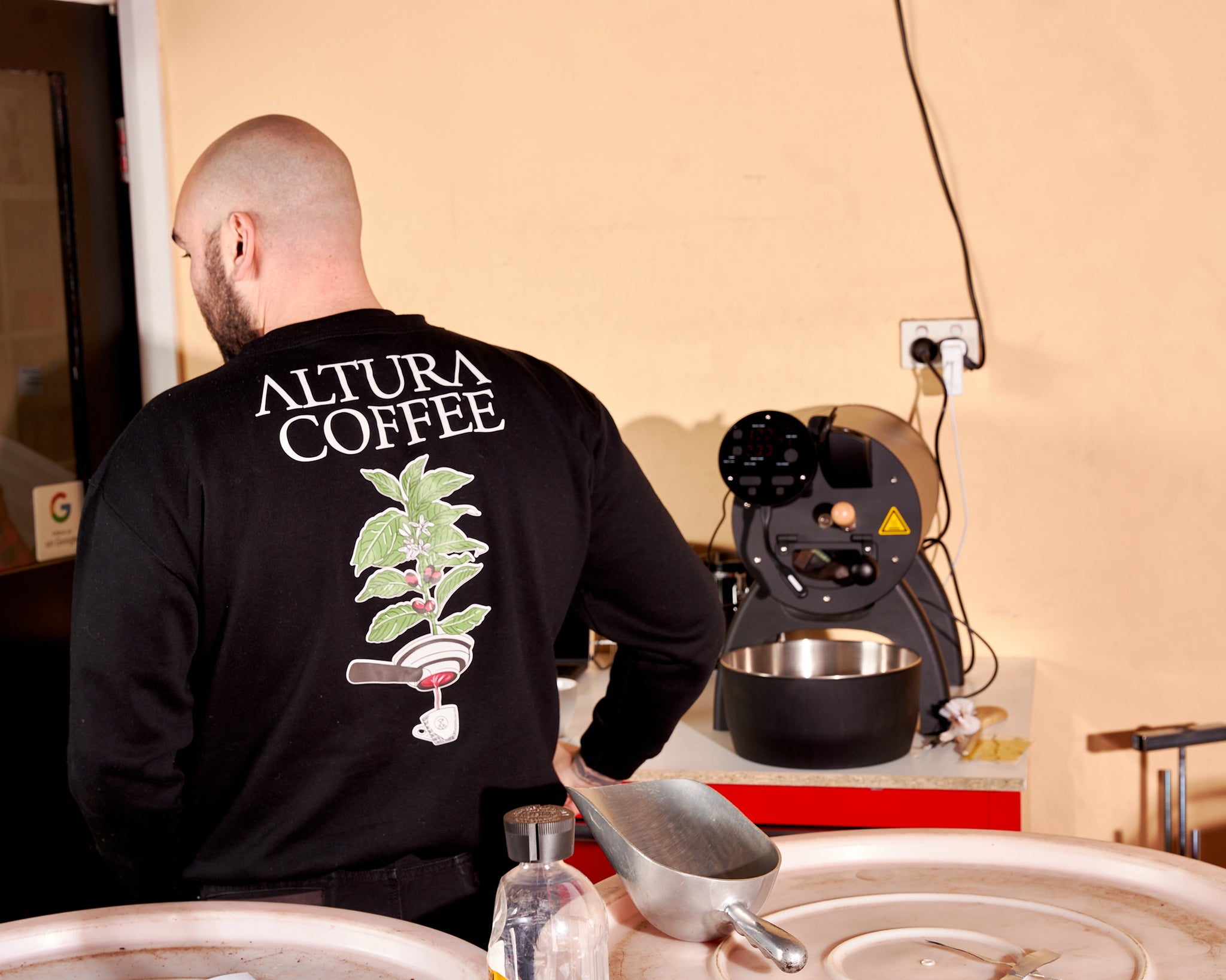 Coffee Process Crew Neck Shirt