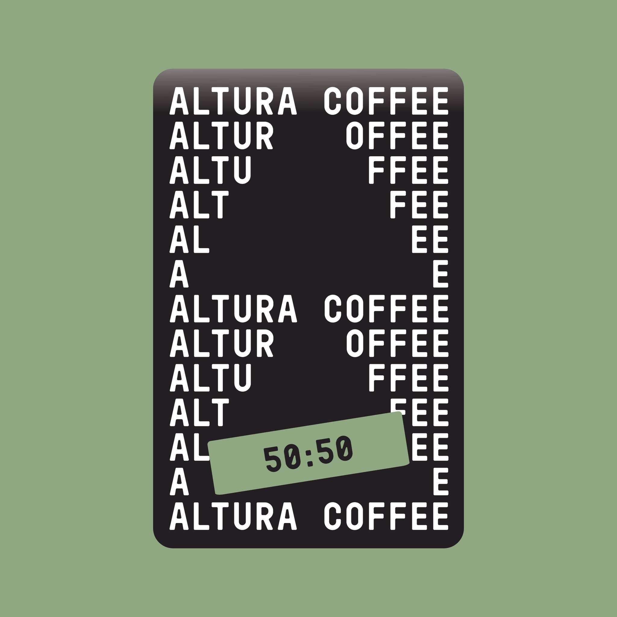 Altura Coffee 50:50 coffee blend