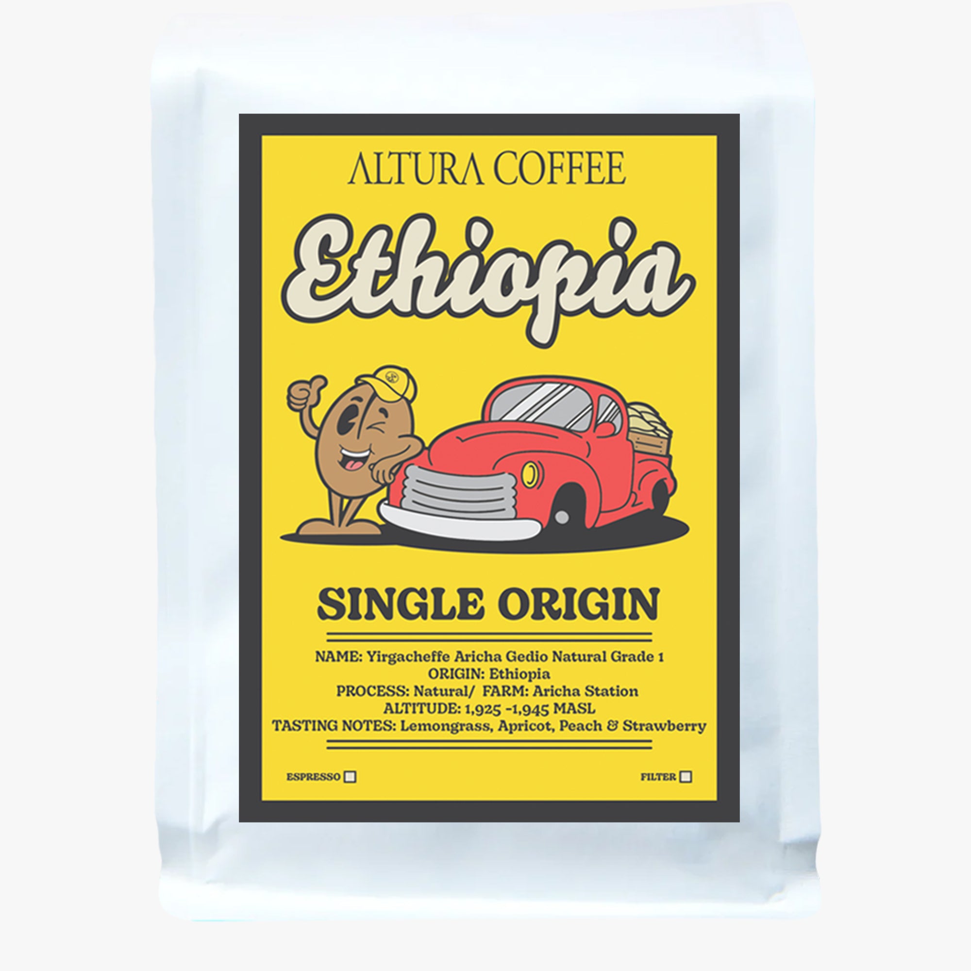 Ethiopian Yirgacheffe Single Origin Coffee
