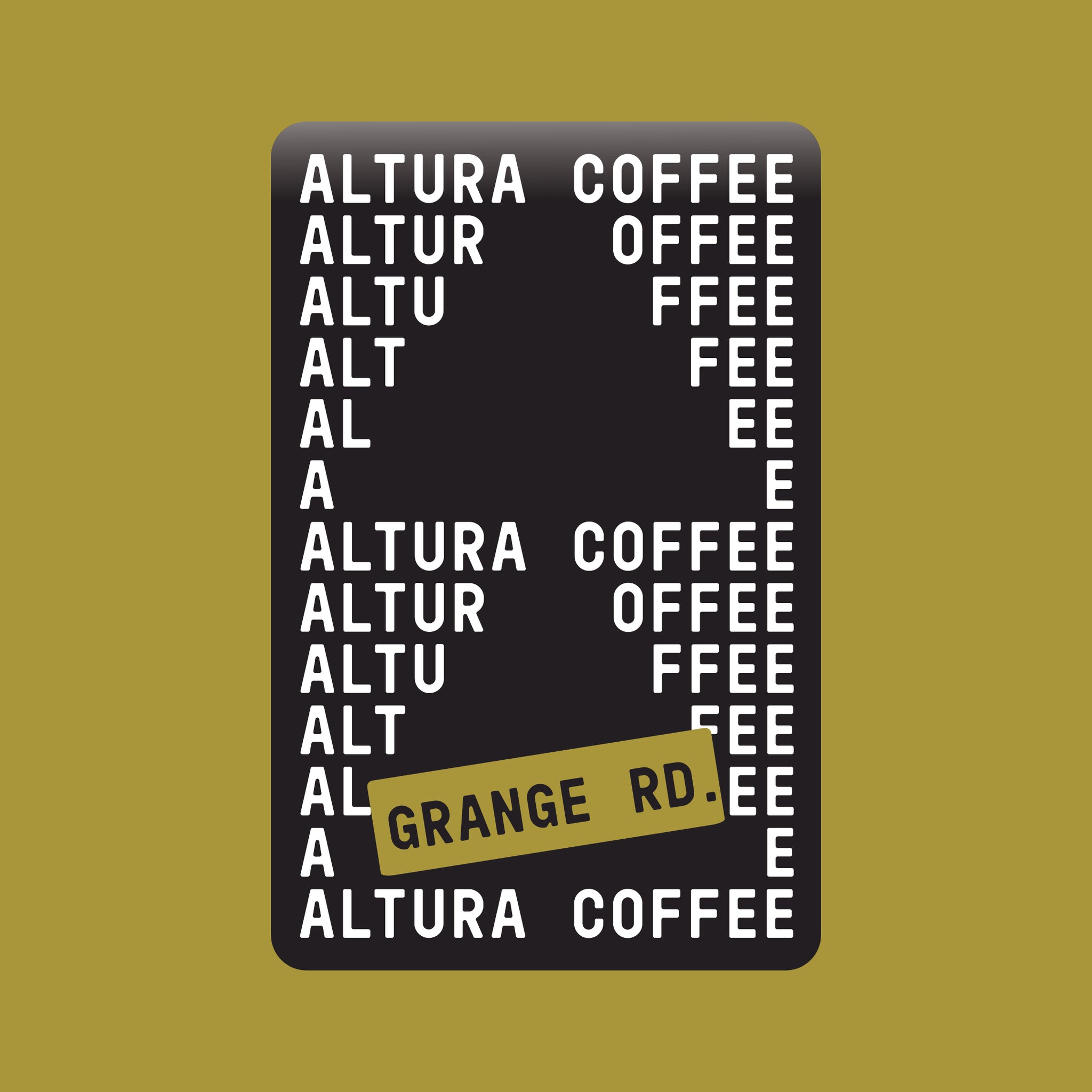 Altura Coffee Medium Roast Grange Rd. Coffee Blend