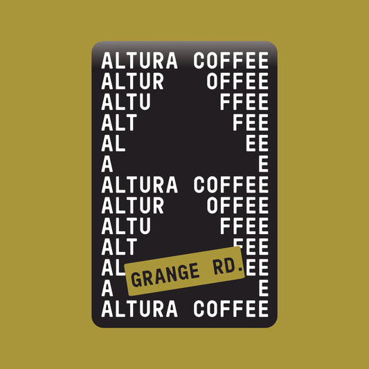Altura Coffee Medium Roast Grange Rd. Coffee Blend